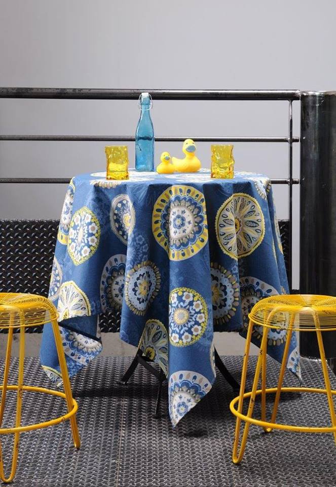 tablecloth mandala sonora blue