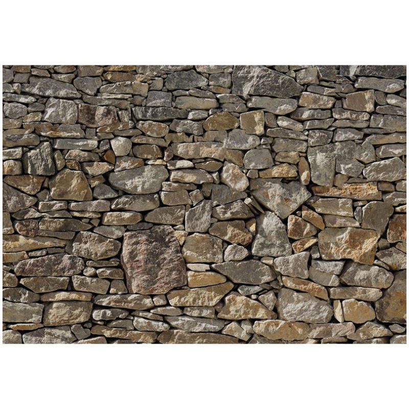 Fototapet perete rustic din piatra