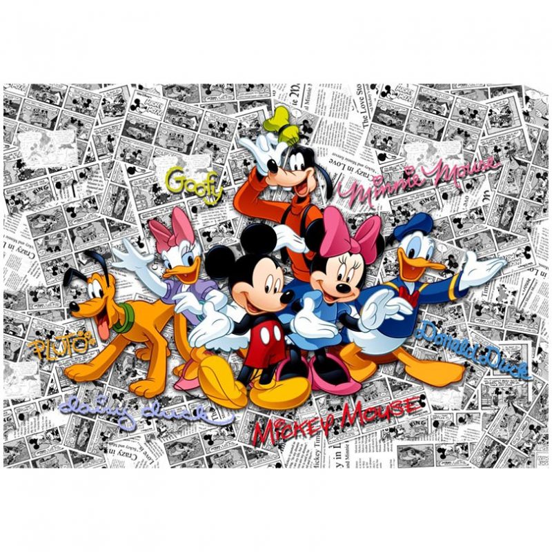 Fototapet Mickey Mouse – Benzi Desenate
