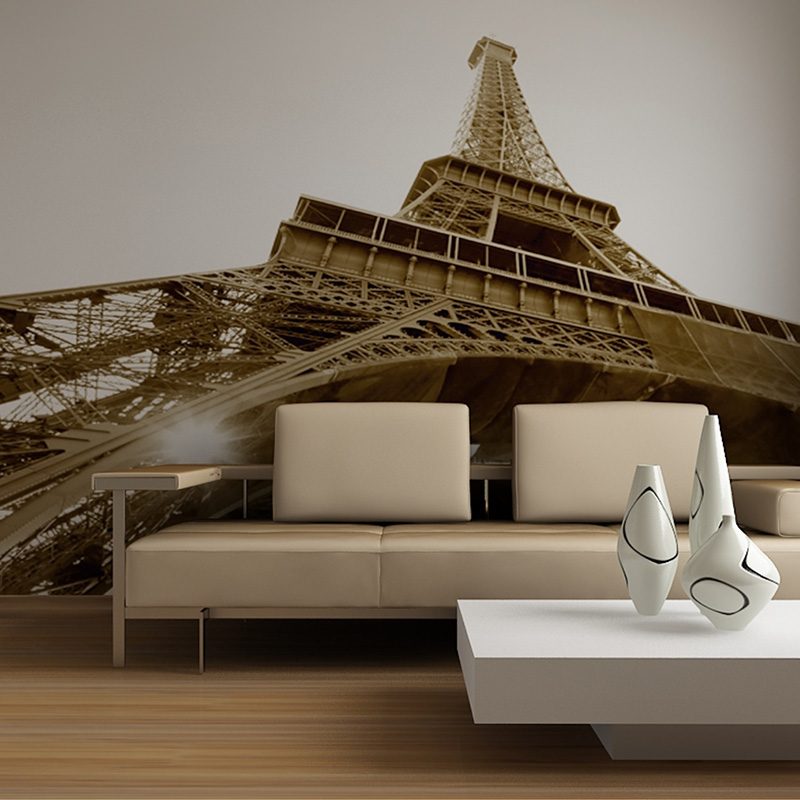 Fototapet Paris – Tour Eiffel Sepia