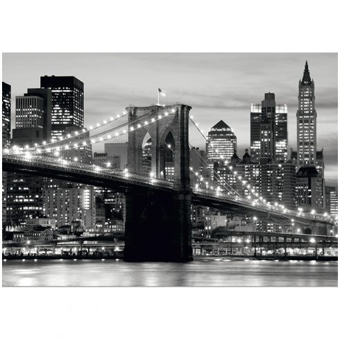 Fototapet alb negru Podul Brooklyn