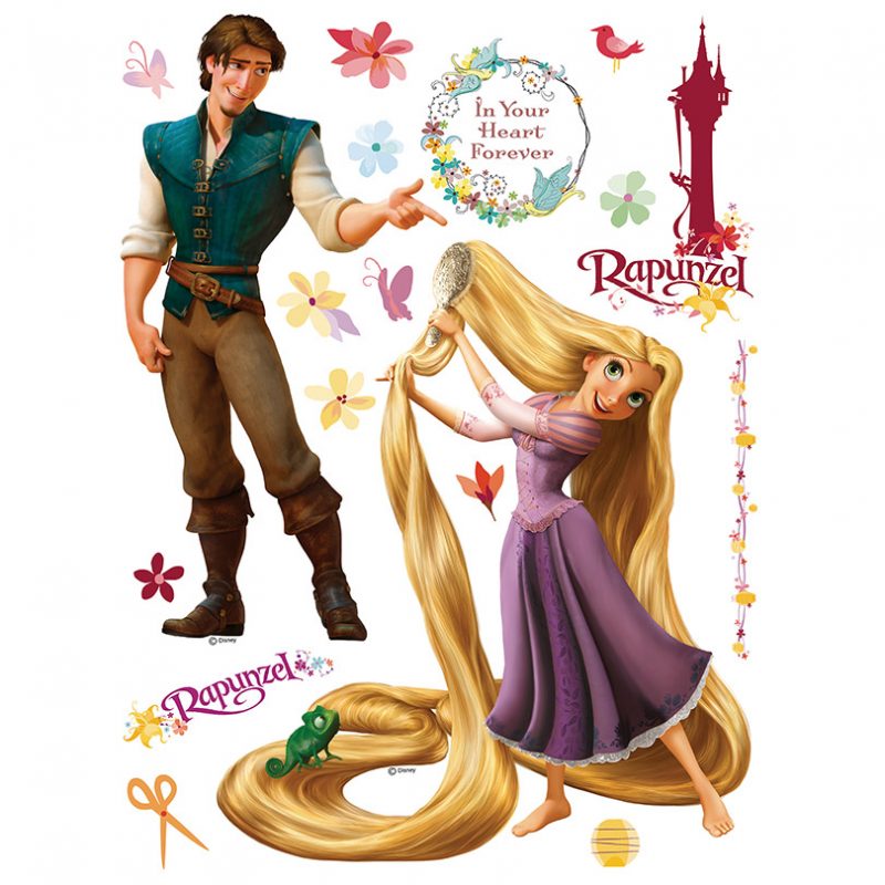 Sticker Rapunzel si Printul