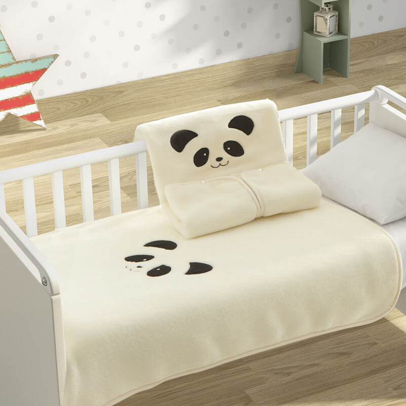 Sac de dormit bebelusi crem Panda