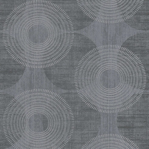 Tapet geometric scandinav gri inchis Attractive